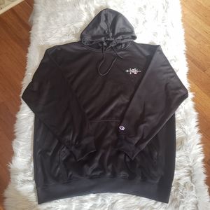 Champion Authentic Athleticwear Long Sleeve Pullover Black Hoodie- 3XL